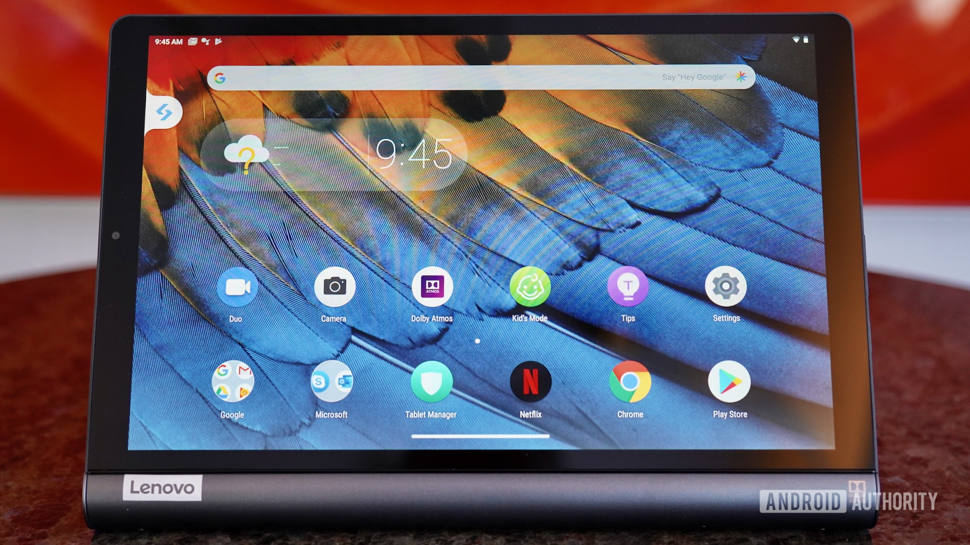 Lenovo Yoga Smart Tab tablet mode