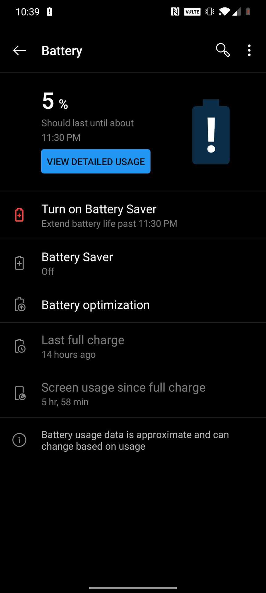 OnePlus 7T Screen On Time 2