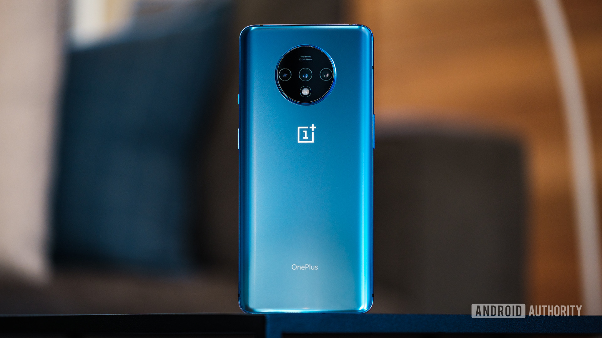 OnePlus 7T back standing upright 2