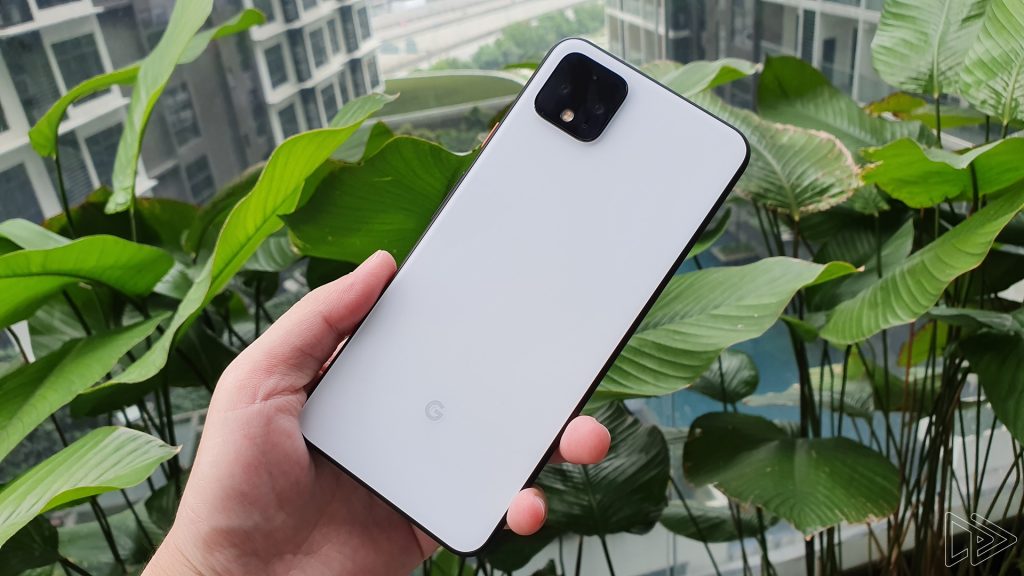 Pixel 4 Clearly White Back