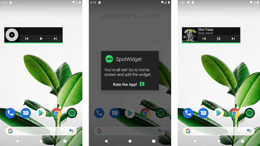SpotWidget es una de las mejores aplicaciones de Android del último mes