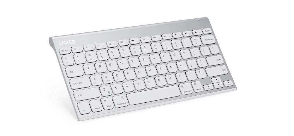 Compatible for iPad pro, iPhone X, SamsungTab, Surface pro and More -Silver Bluetooth Keyboard /— Jelly Comb Compact Bluetooth Keyboard Ultra Slim for iOS Android Windows Mac OS PC Tablet Smartphone