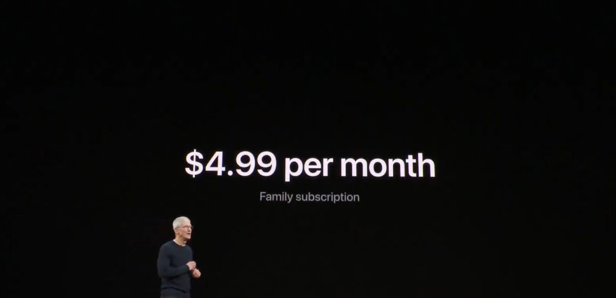 apple tv plus price