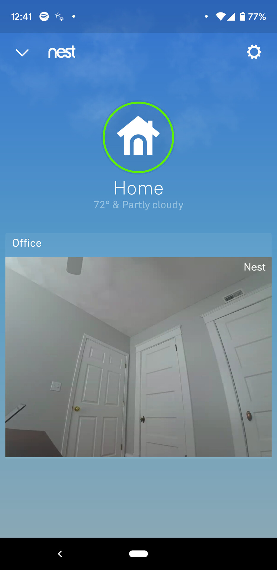 nest app interface