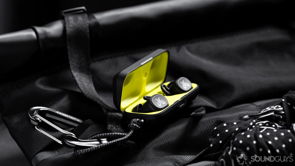 Jaybird Vista auriculares de entrenamiento inalámbricos verdaderos estuche de carga mochila