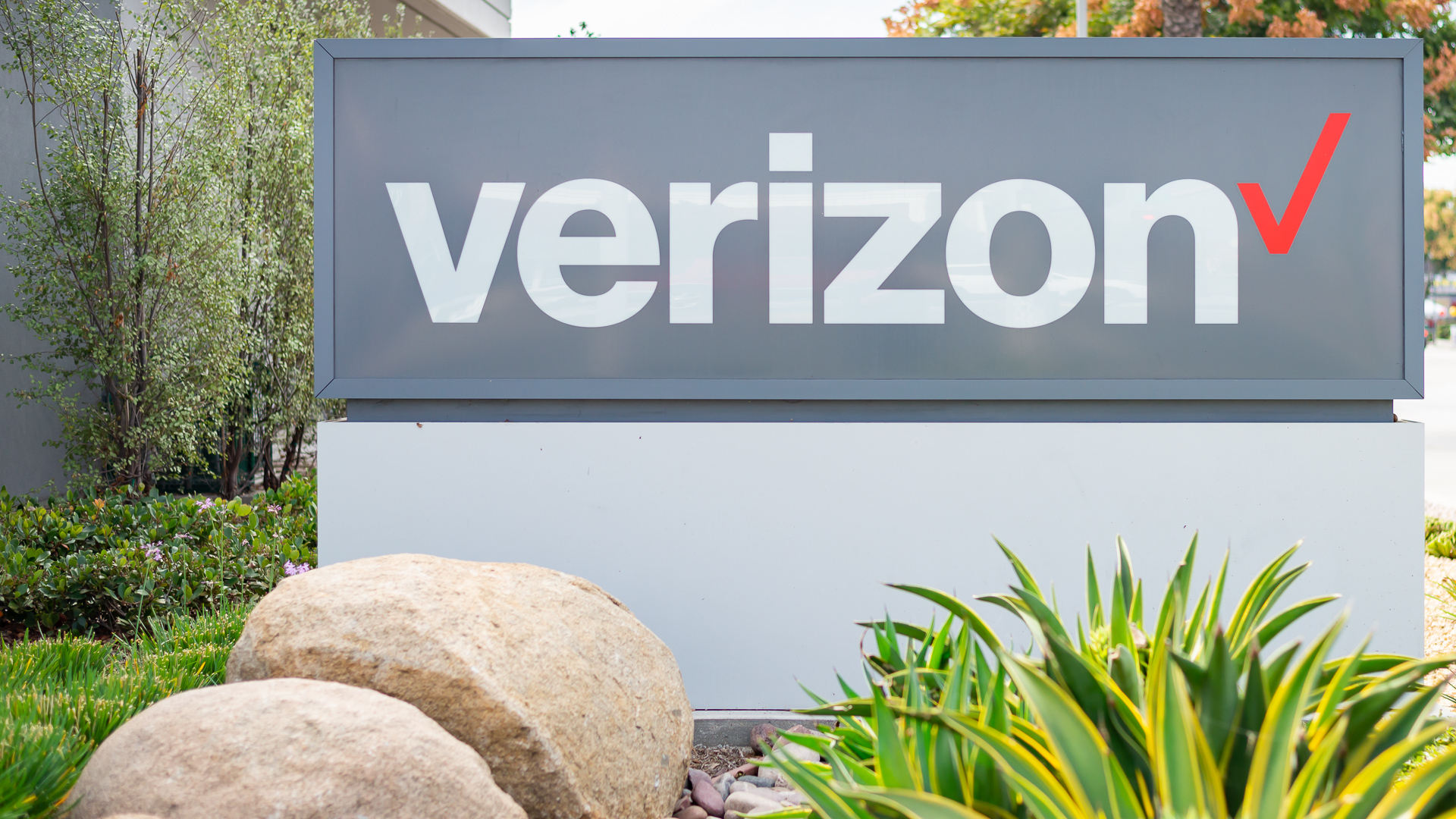 Verizon Wireless logo stock image 3