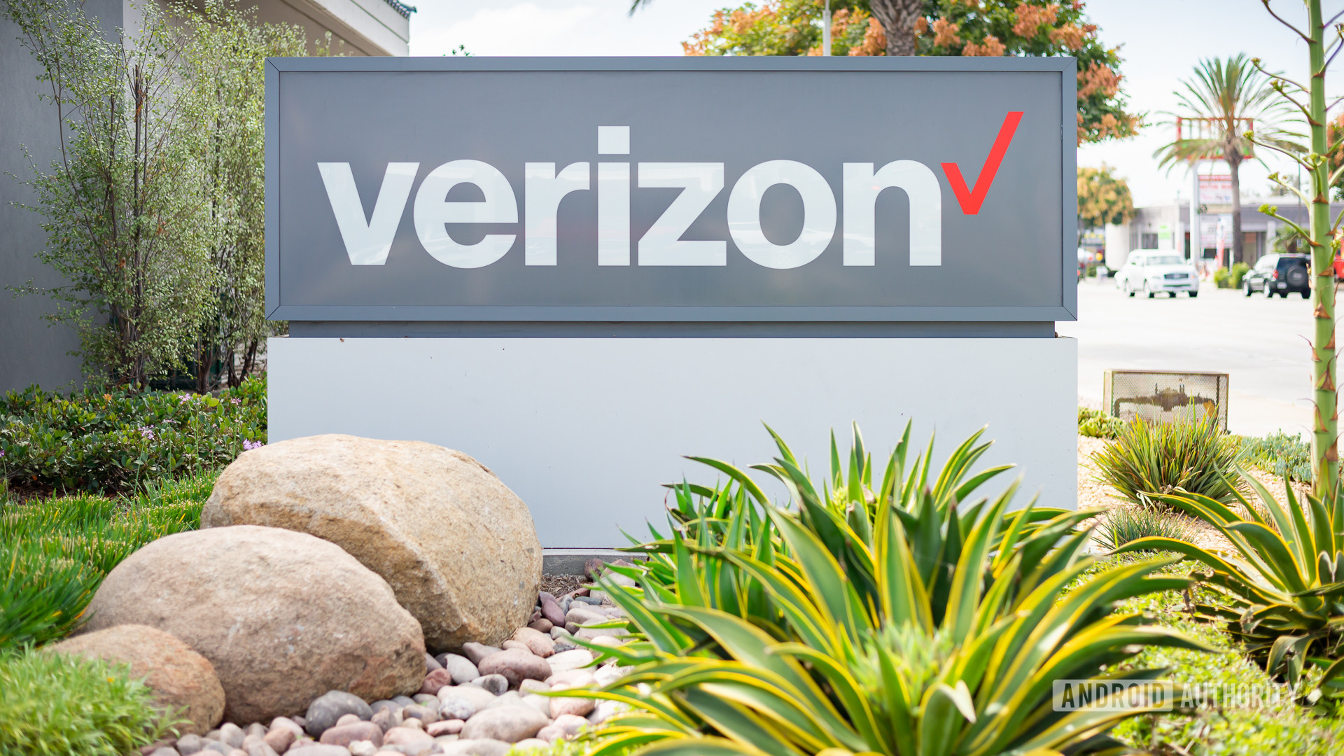 Verizon Wireless logo stock image 7