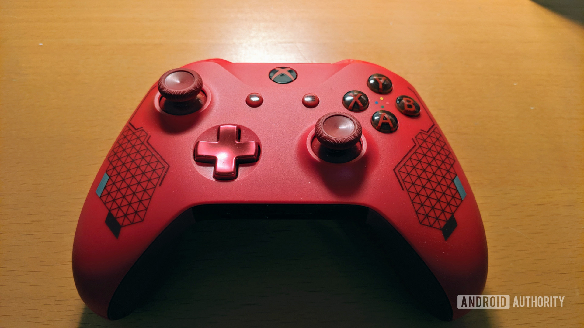 Xbox One wireless controller on a table