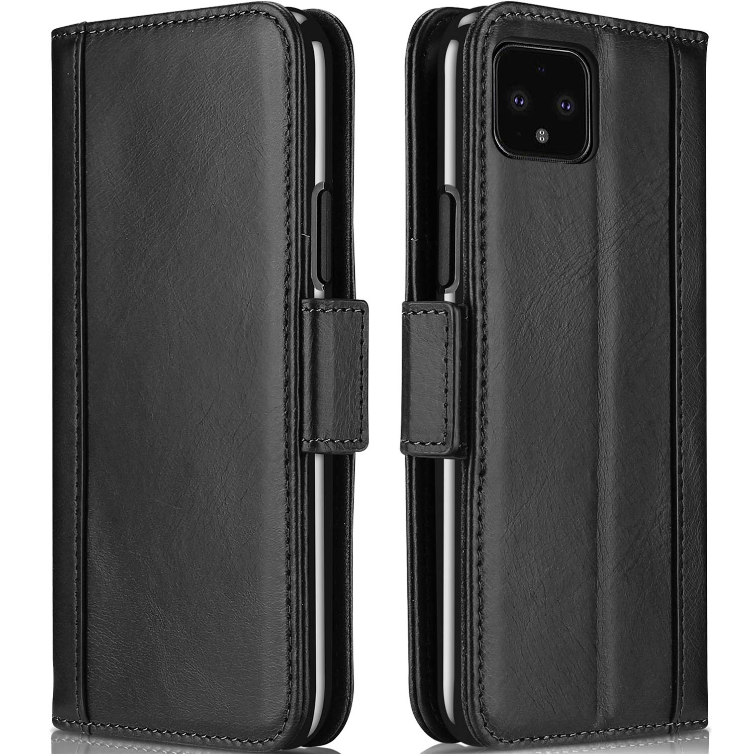 procase genuine leather wallet for the pixel 4