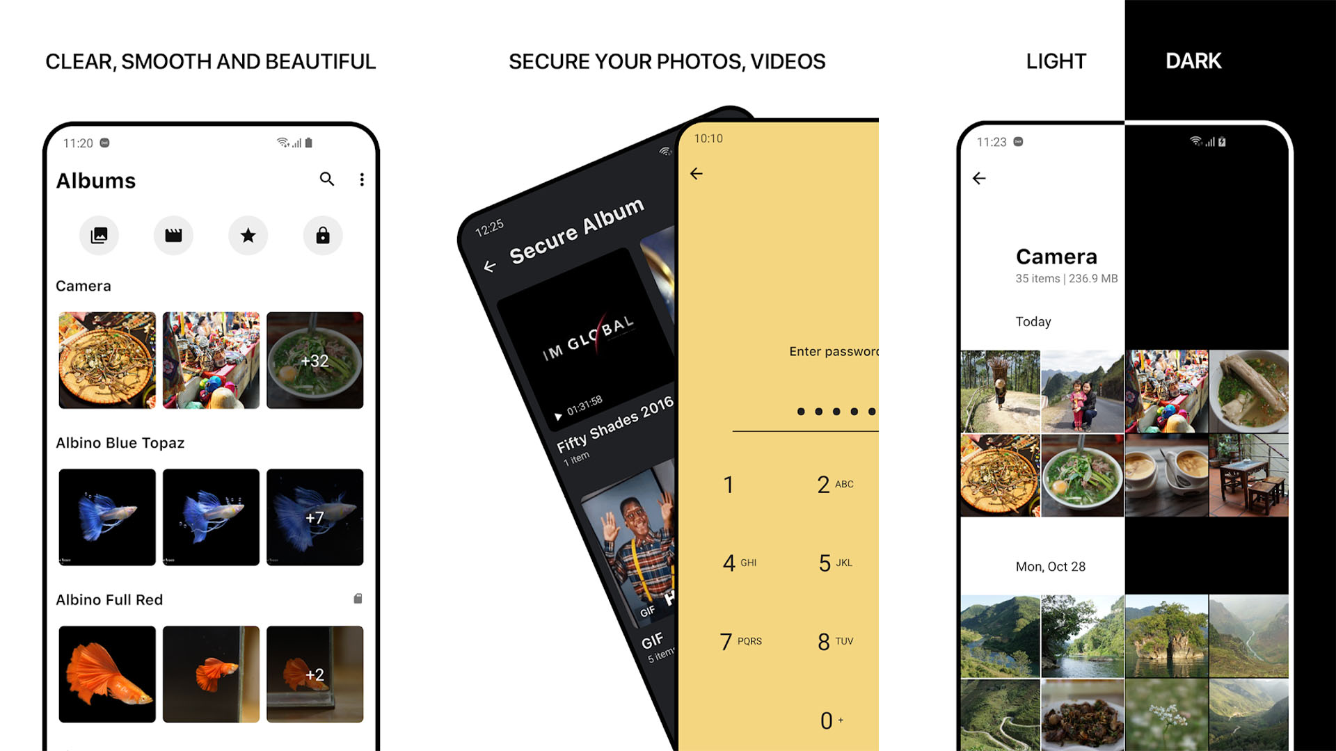 1Gallery screenshot è una delle migliori nuove app per gallerie Android