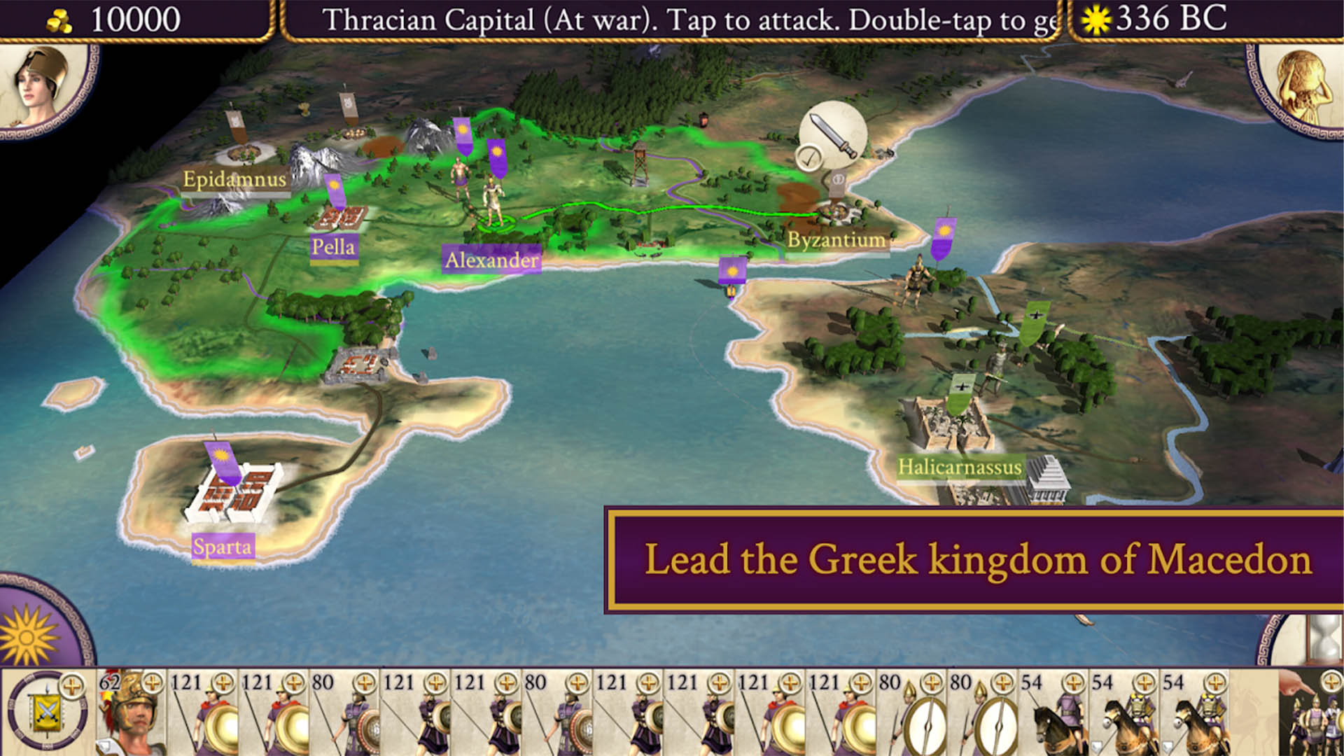 best new android games - ROME Total War screenshot for the best new android games listy