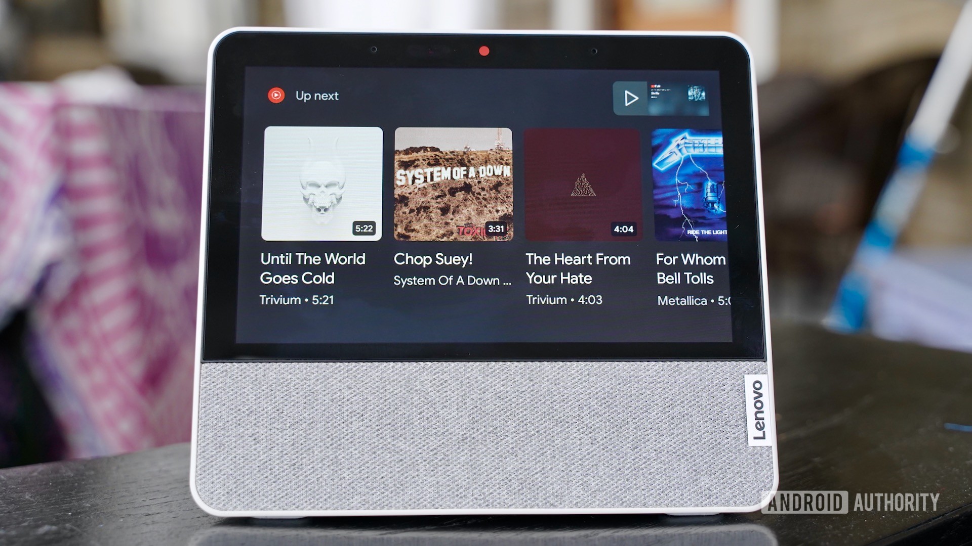 Lenovo Smart Display 7 review music and playlists