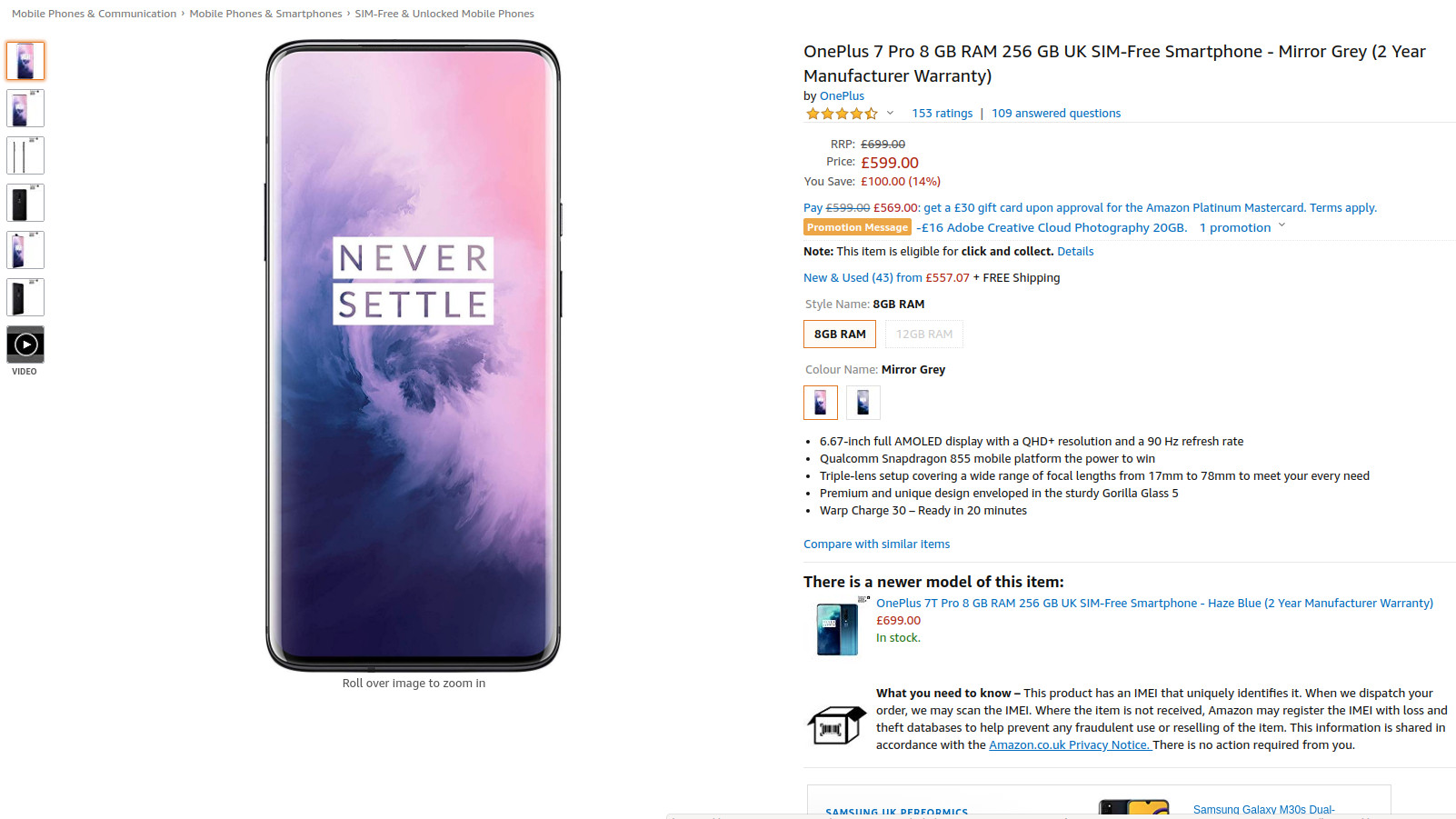 Several Oneplus 7 7 Pro Black Friday Deals Kick Off In The Uk