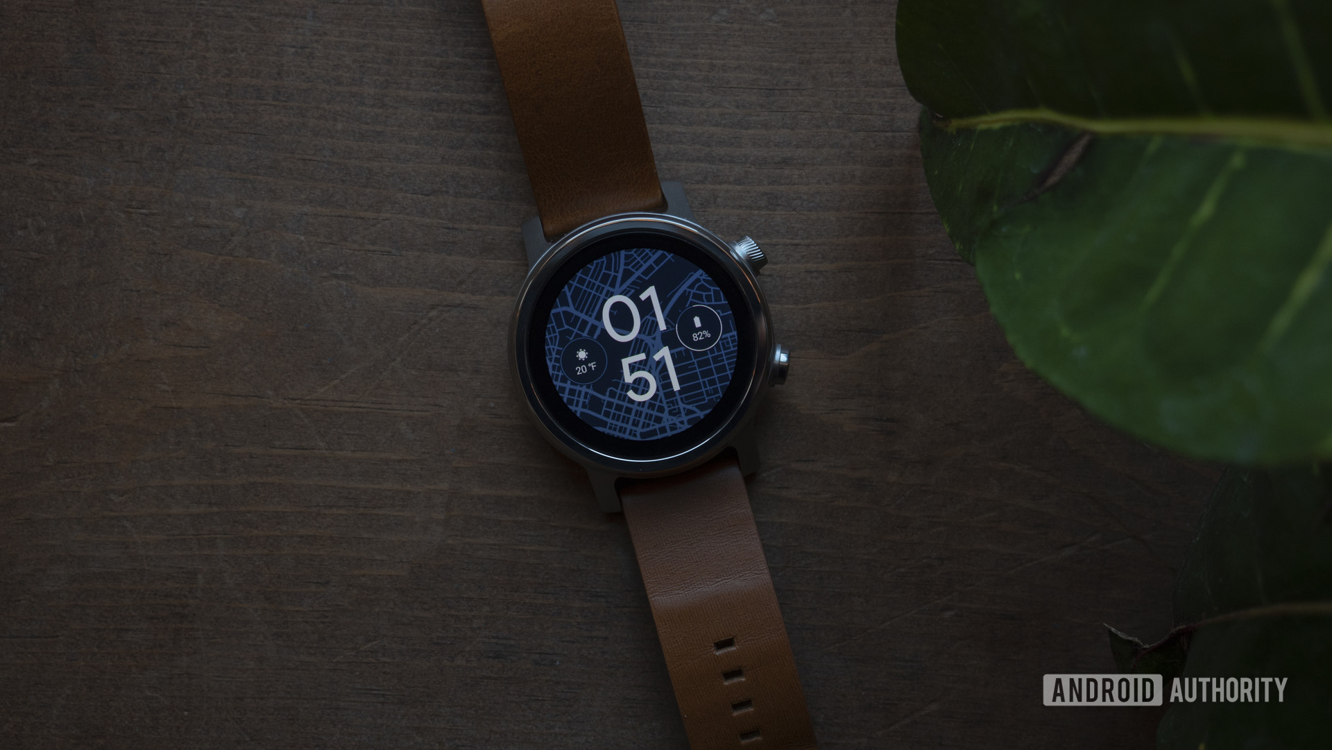 Moto 360 2019 review on table watch face display 6
