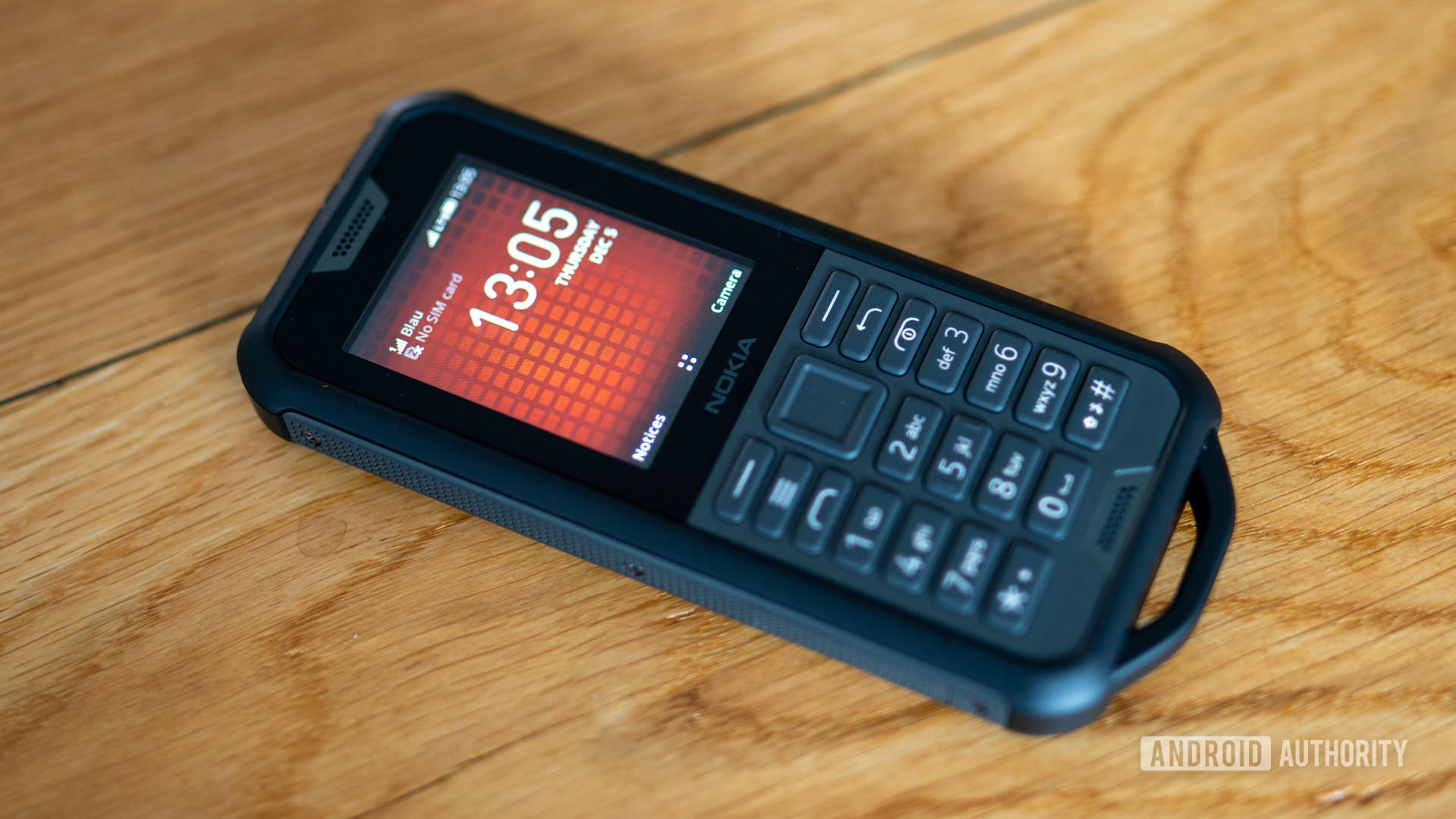 Nokia 800 Tough review feature phone on table