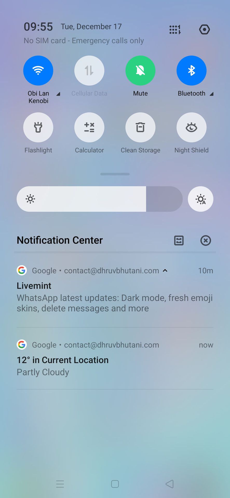 Realme X2 notifications