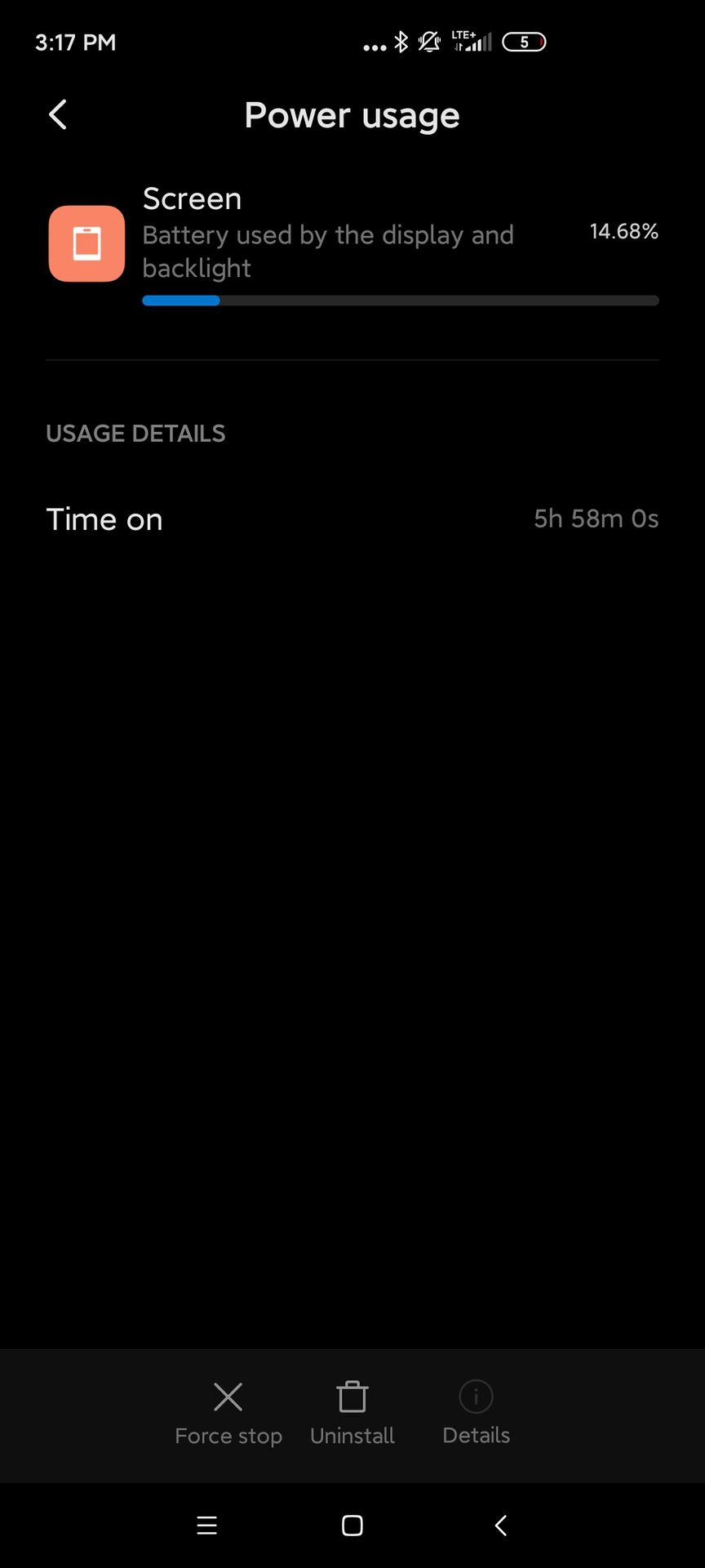 Redmi K30 screen on time