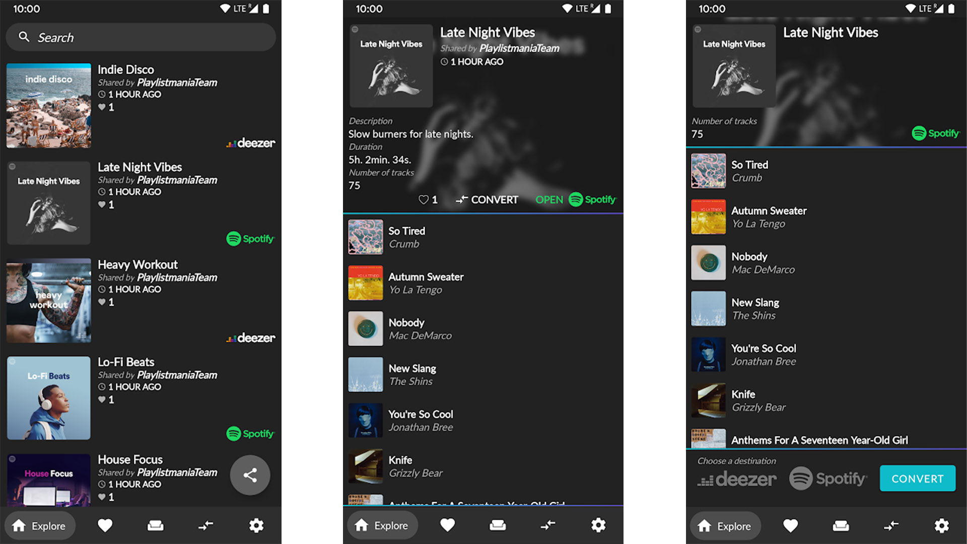 Playlistmania screenshot - best new Android apps