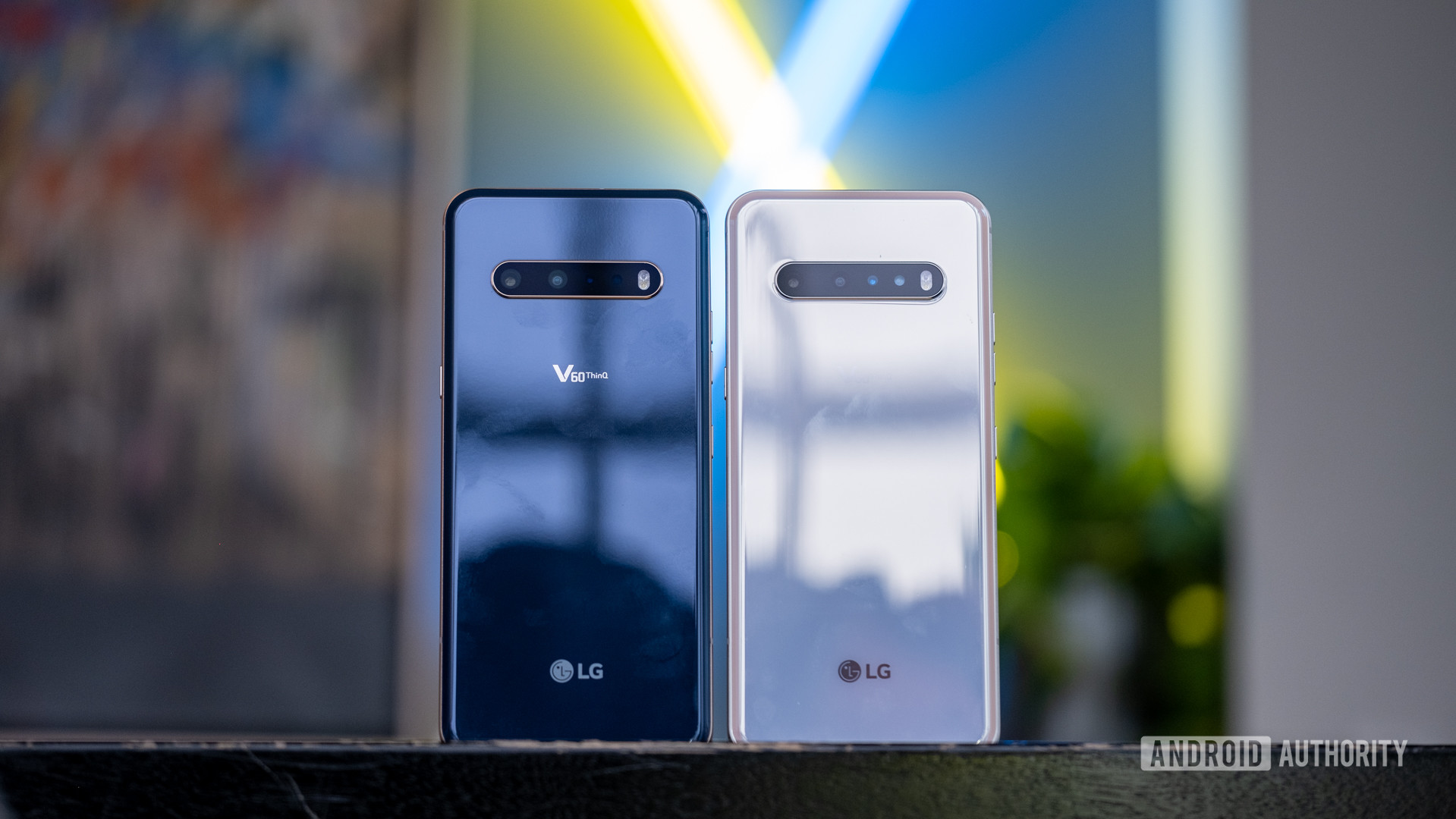 LG V60 both colors from the back 1