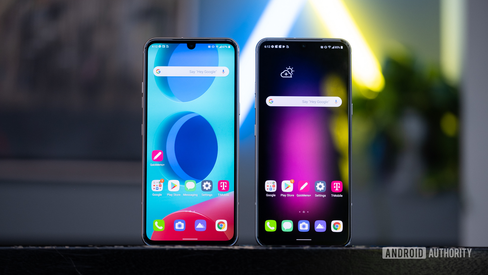 LG V60 both colors from the front 1
