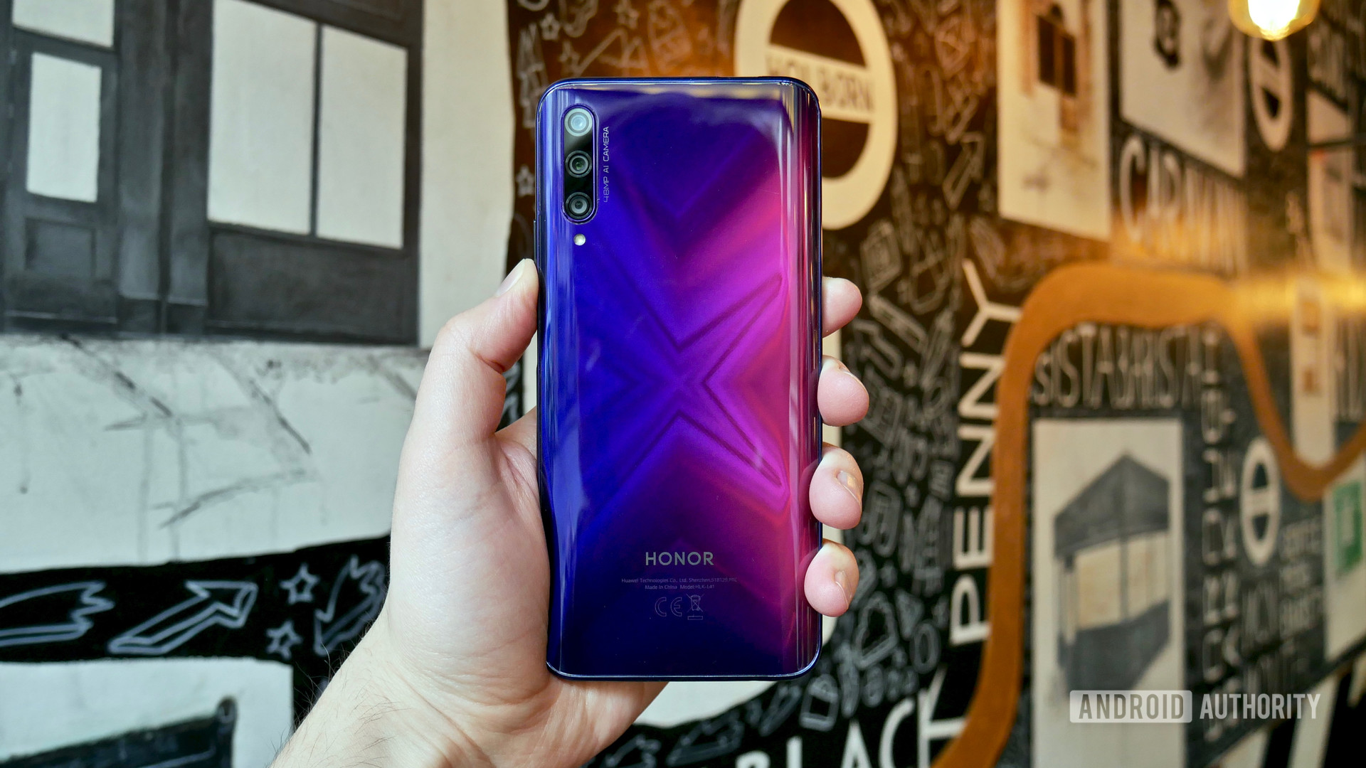 honor 9x pro in hand