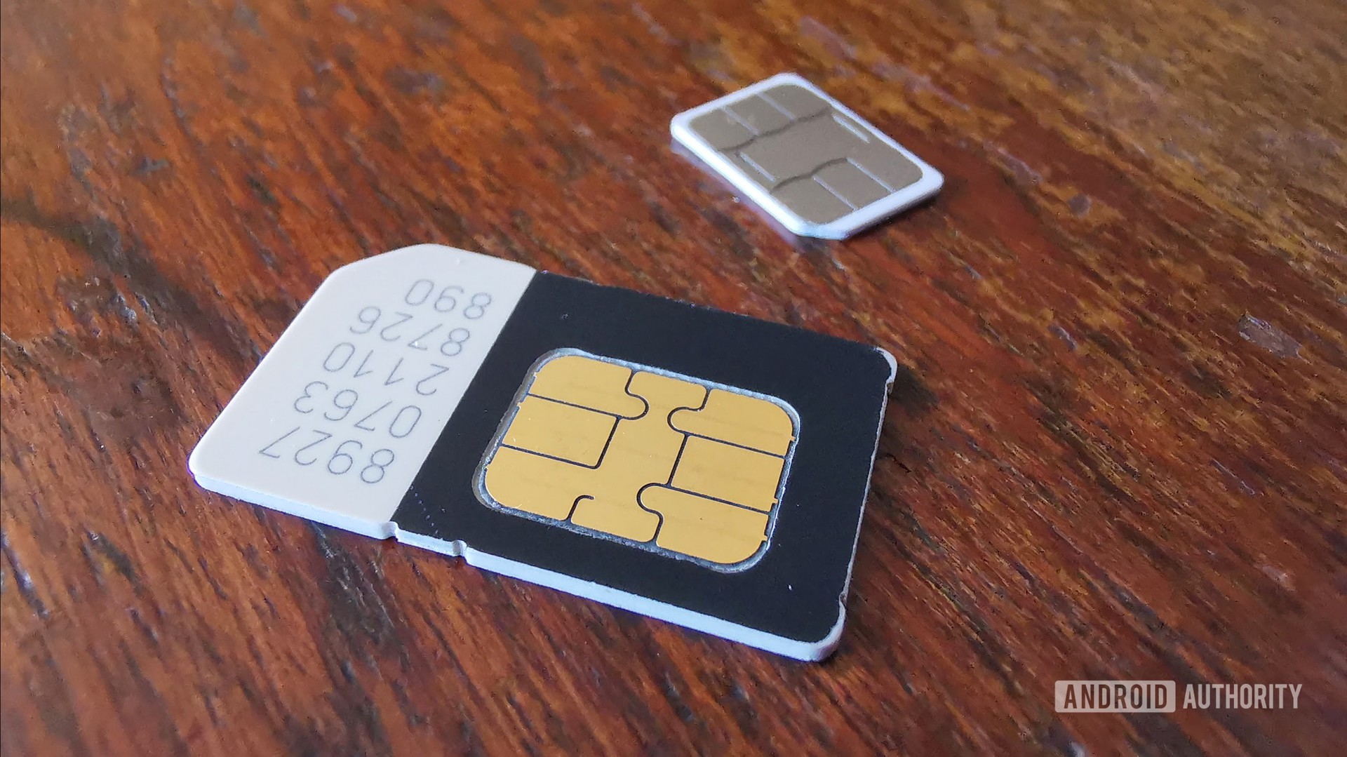 File photo of SIM cards.