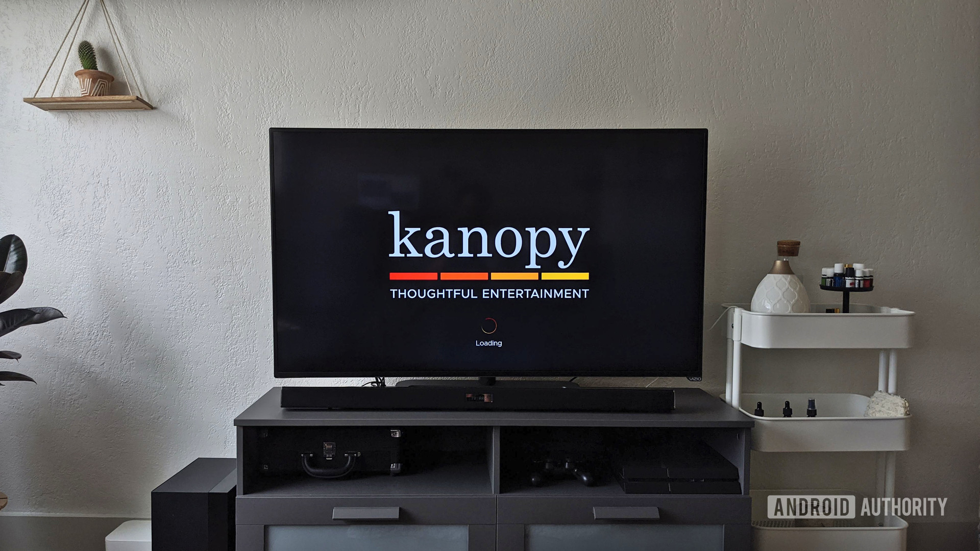 Televisor de pantalla de carga Kanopy