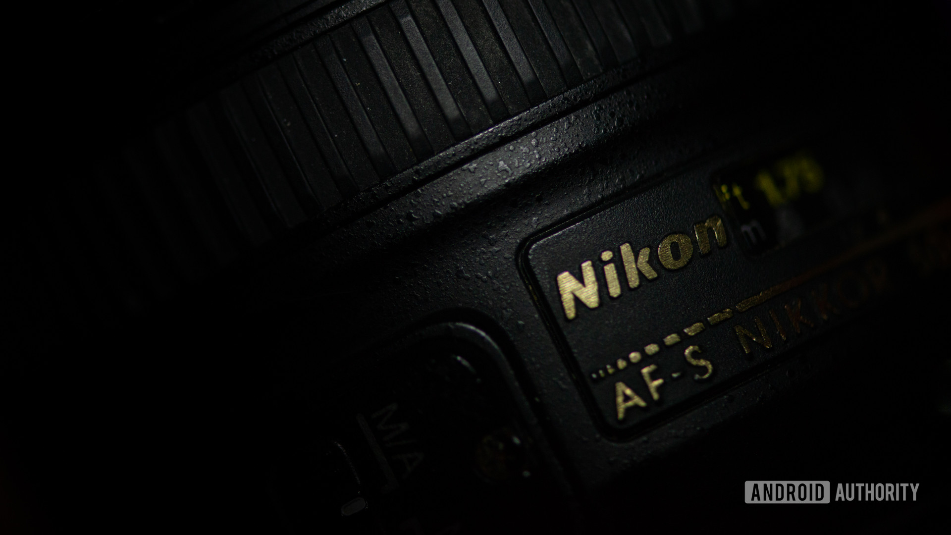 Macro photography photo of Nikon lens