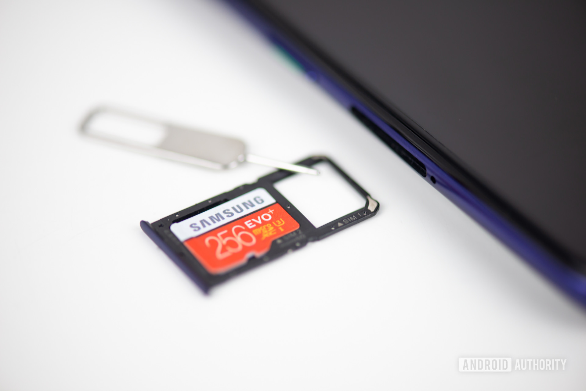 MicroSD card slot stock photo 3 - back up Android contacts