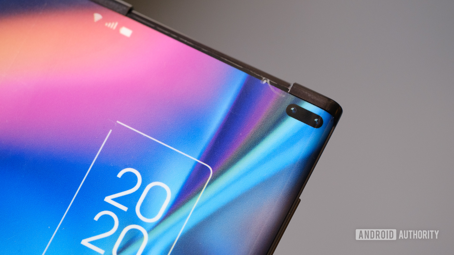 TCL rollable concept phone front camera macro