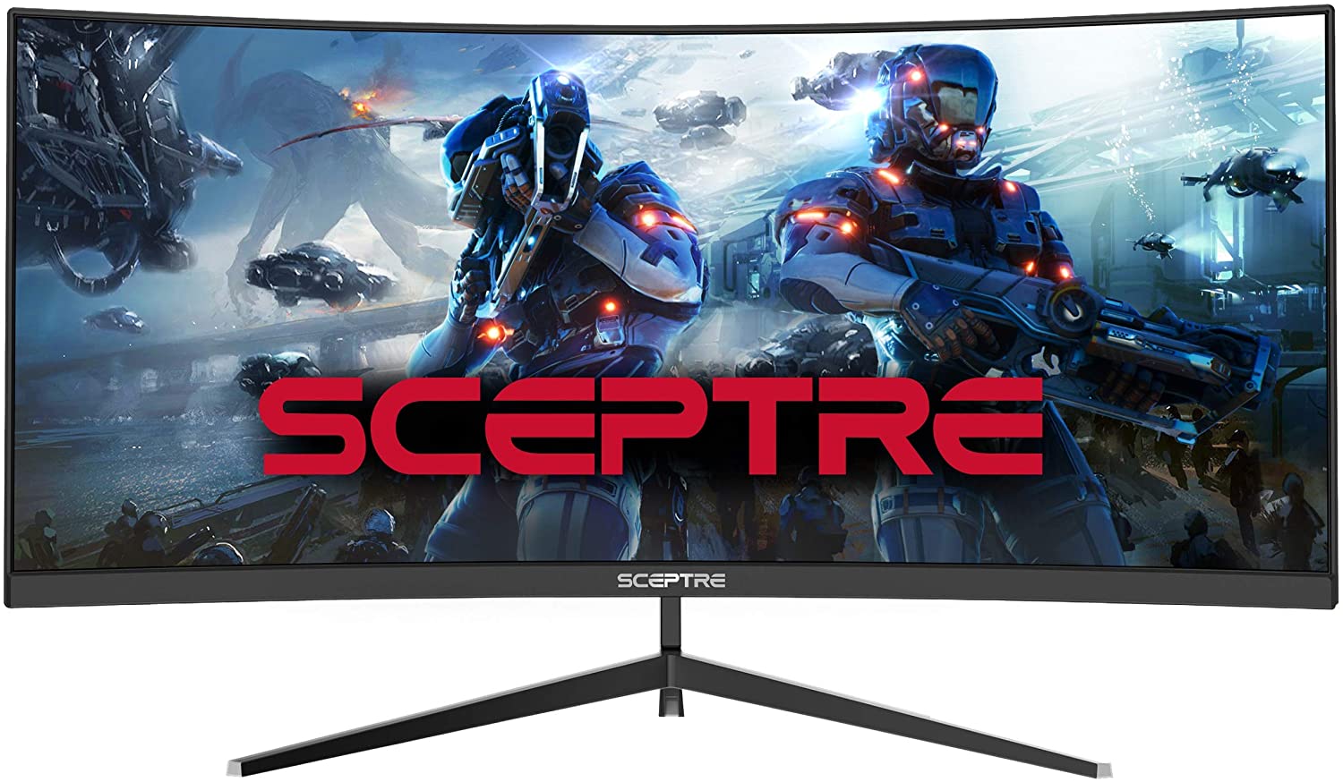 sceptre curved display