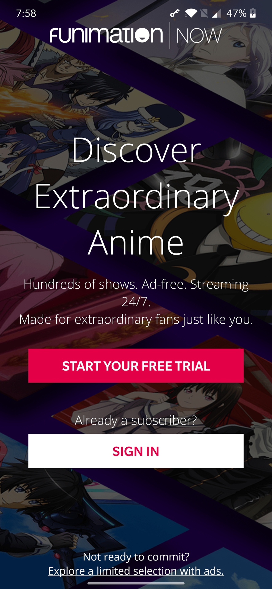 funimation signup 2