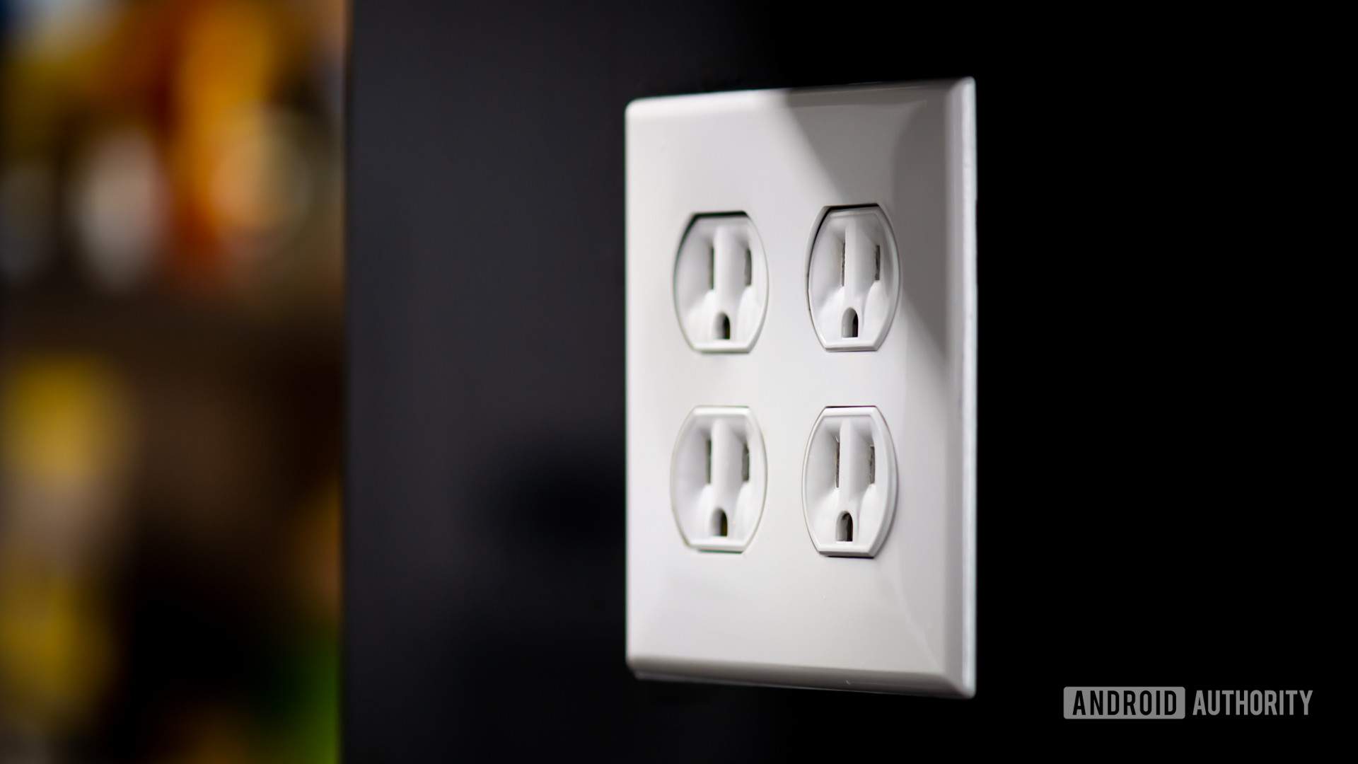 Electrical outlet stock photo