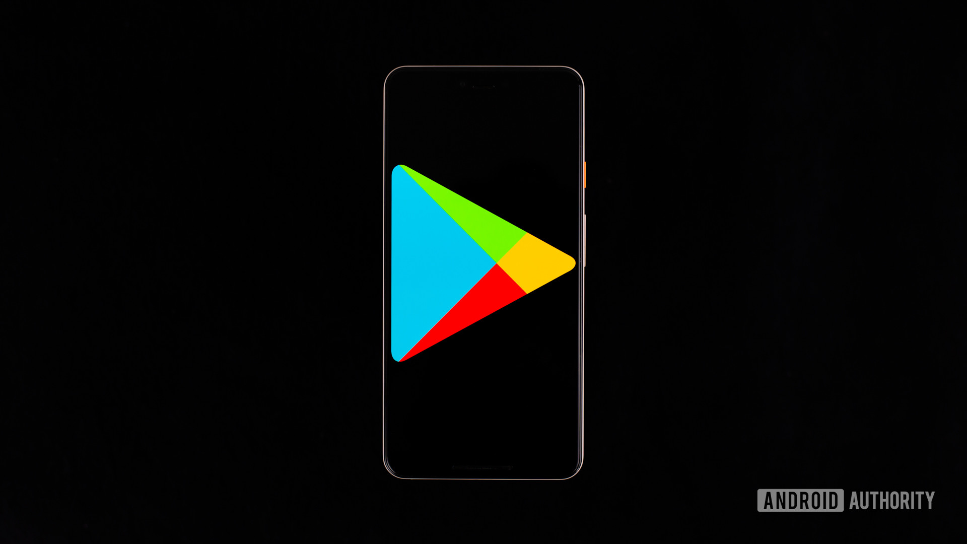 Google Play Store en el teléfono inteligente Stock Image