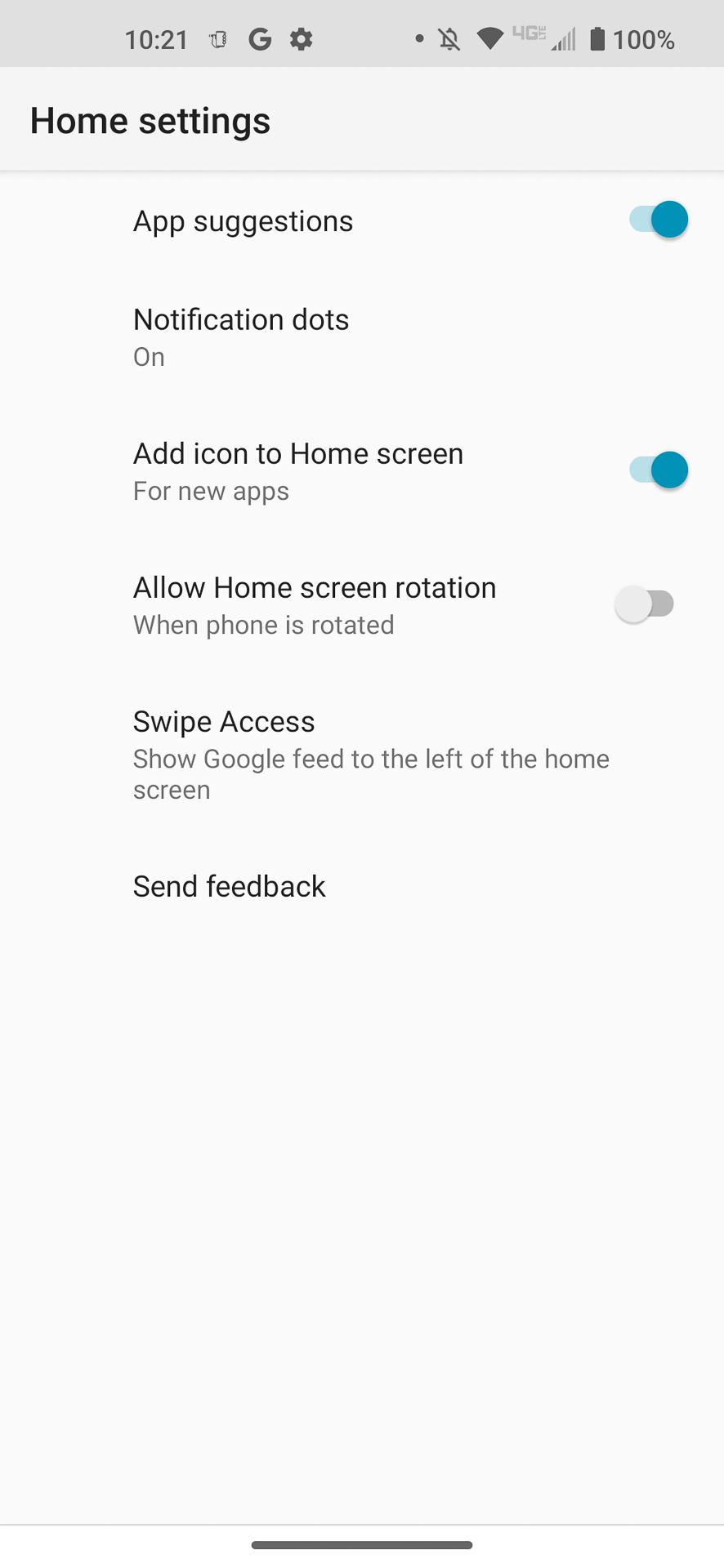 Motorola Edge Plus home screen settings