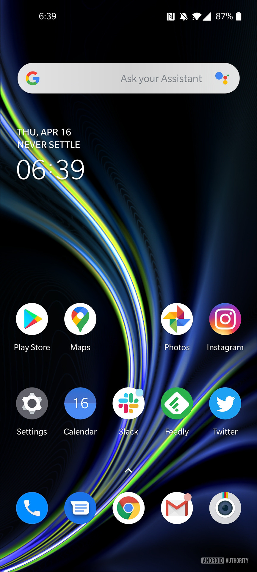 OnePlus 8 OxygenOS 10 home screen