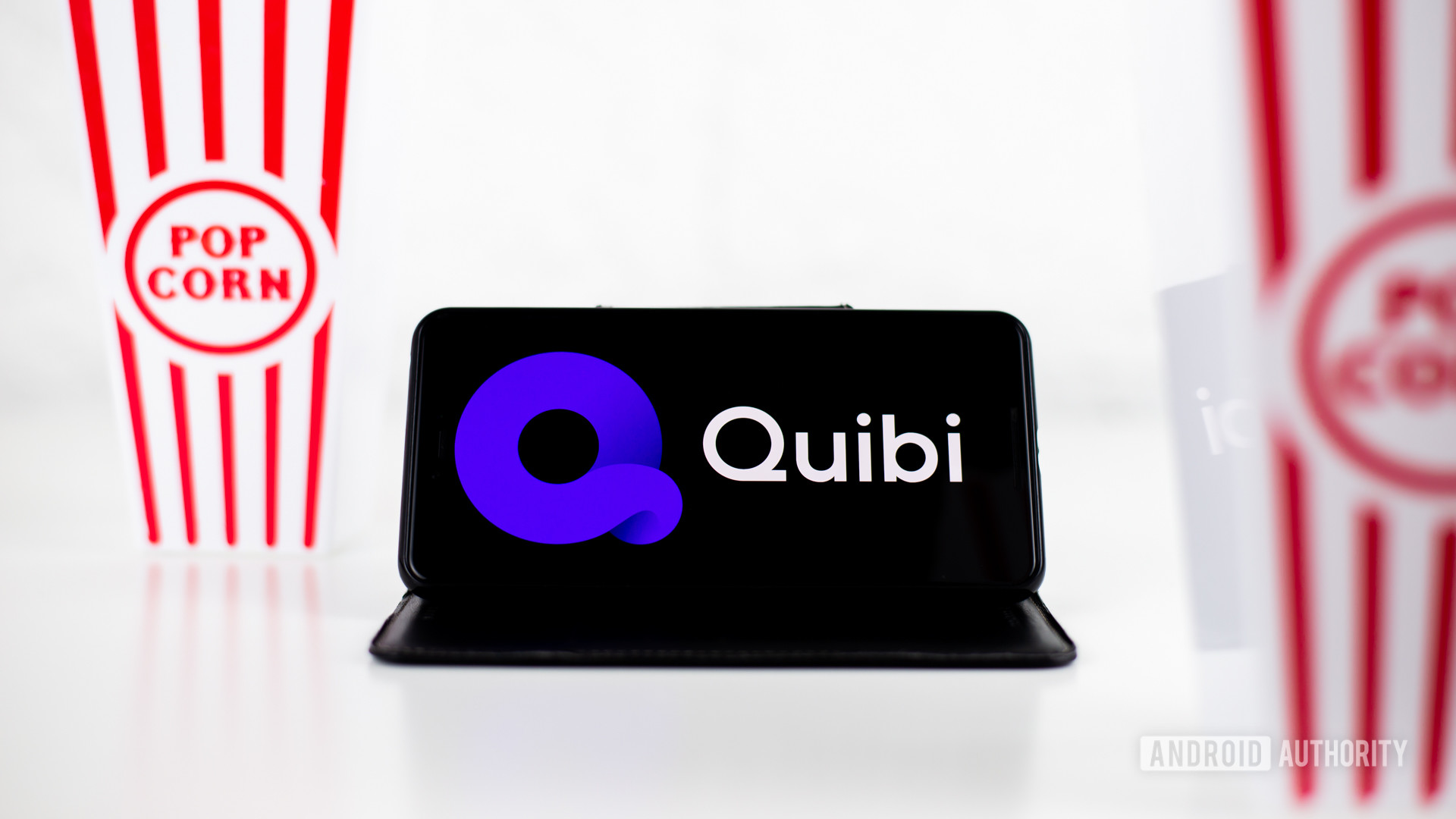 Quibi streaming app on Android smartphone stock photo 3