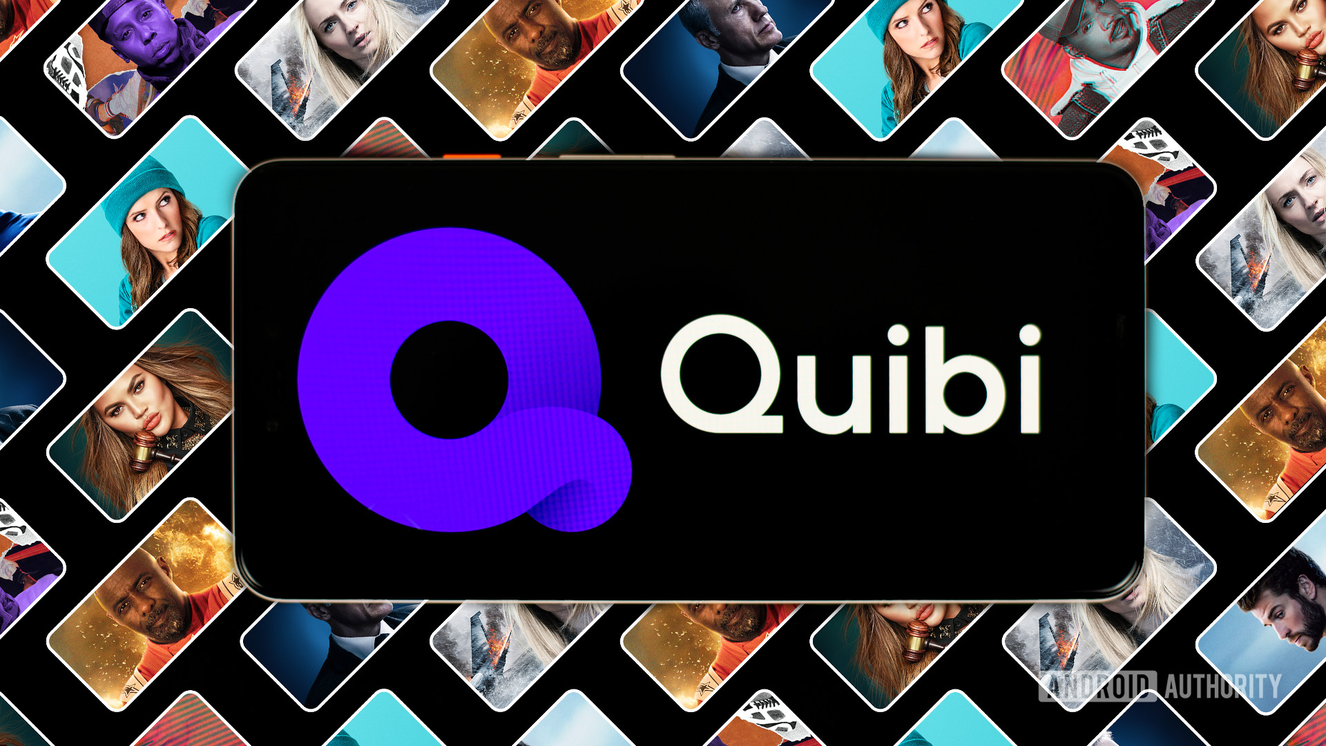 Quibi streaming app on Android smartphone stock photo 7