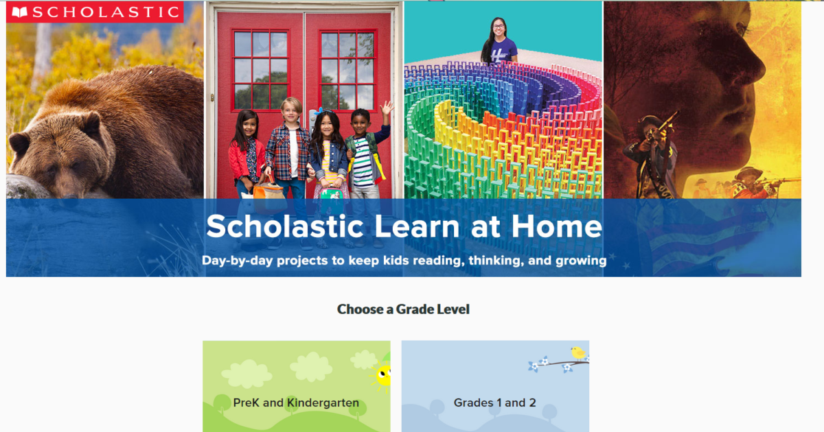 Scholastic learn at home free resources for students