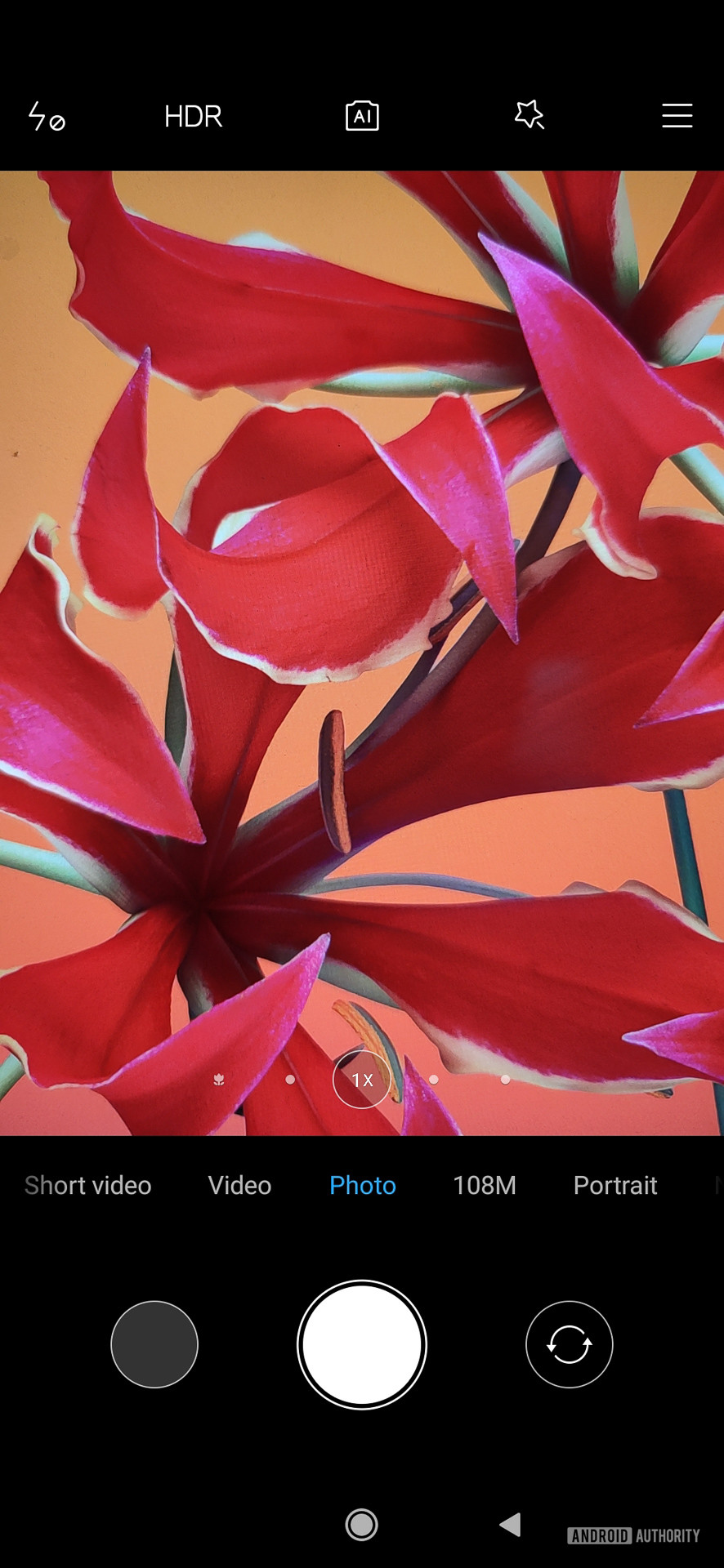 Xiaomi Mi 10 Pro MIUI 11 Camera app home screen