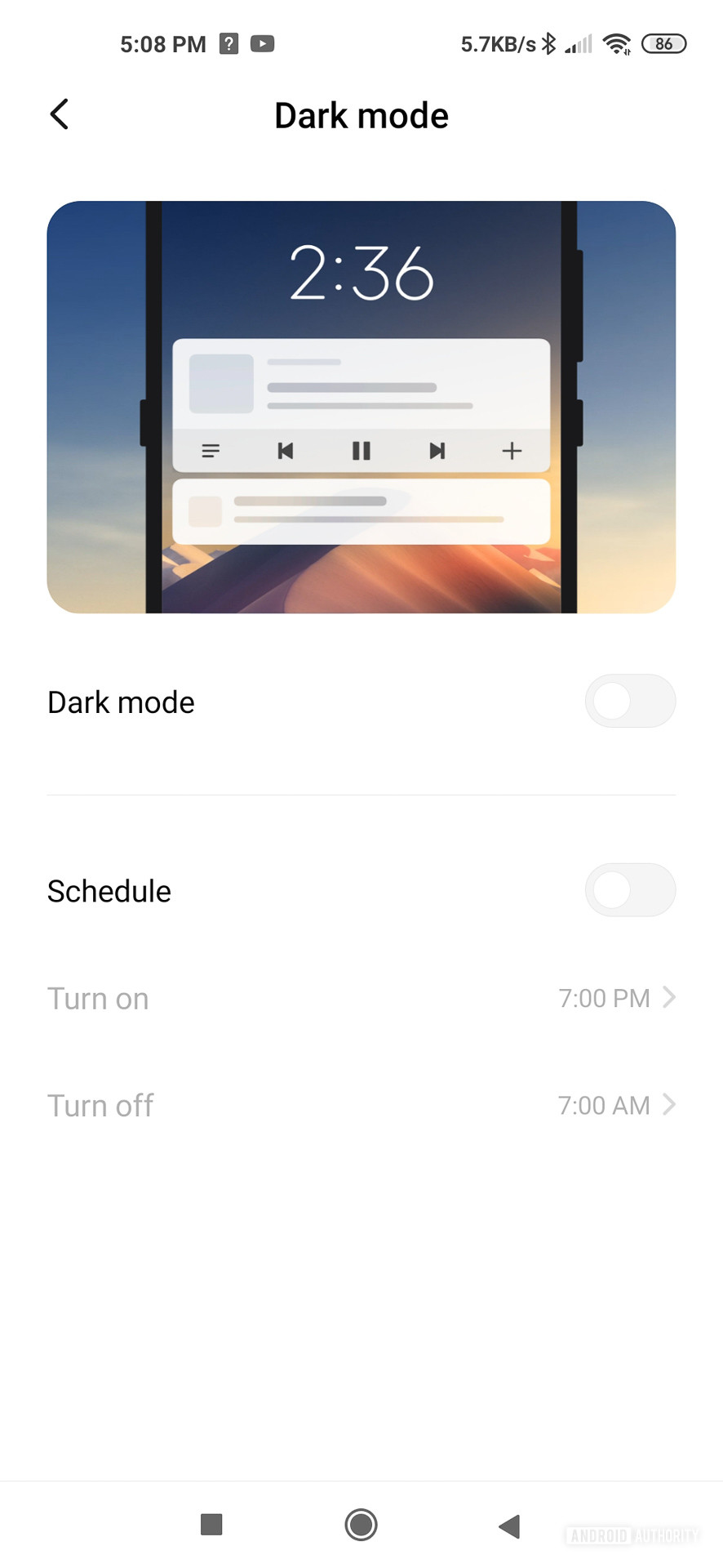 Xiaomi Mi 10 Pro MIUI 11 dark mode