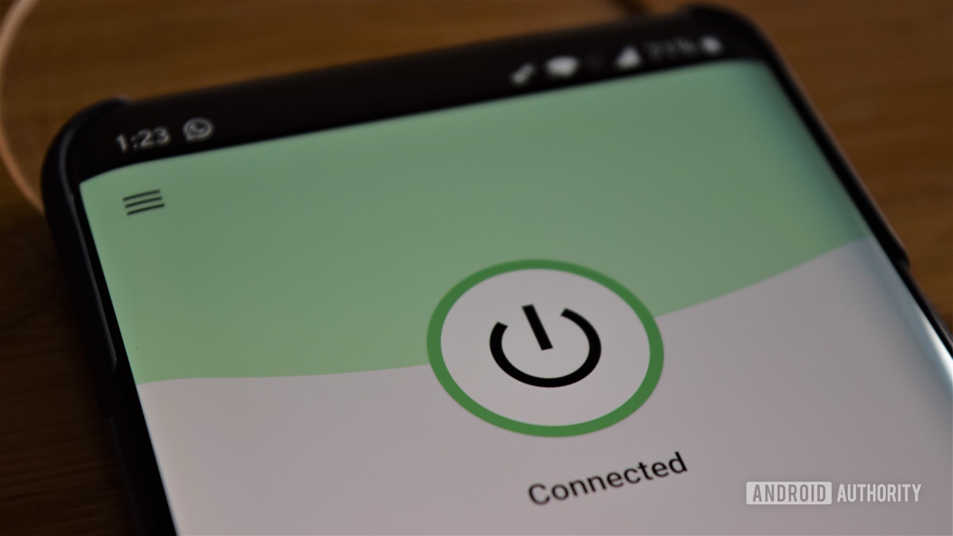 expressvpn review - connected to a server