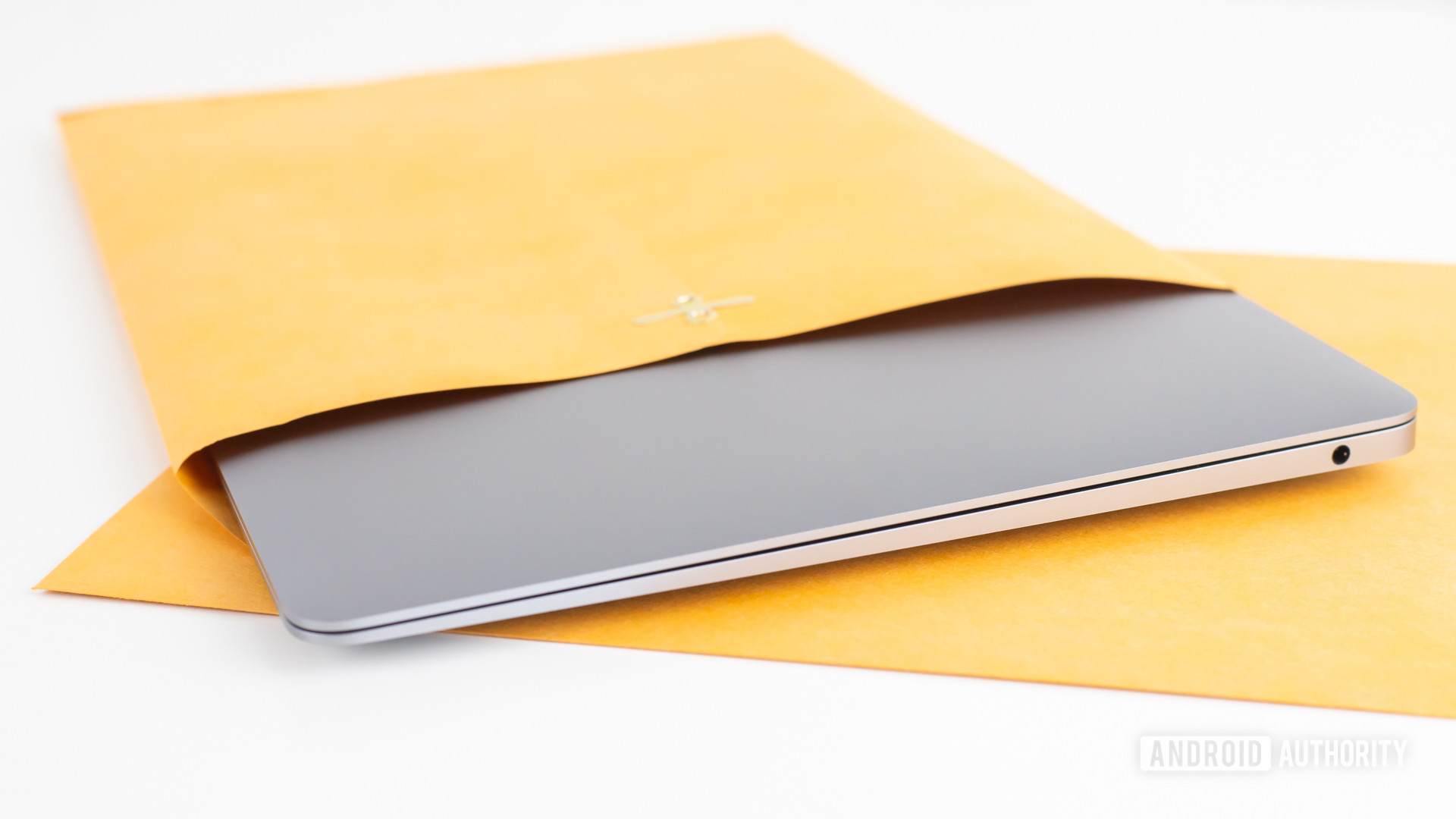 2020 MacBook Air review laptop inside manila envelope4