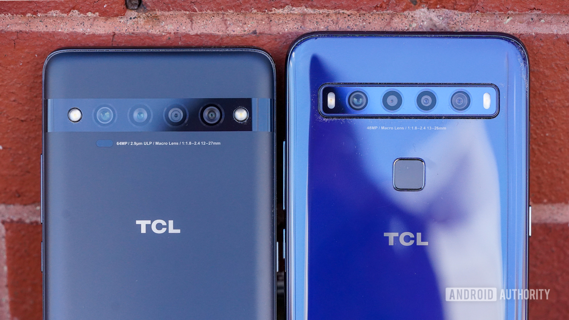 TCL 10 Pro and 10L camera closeups