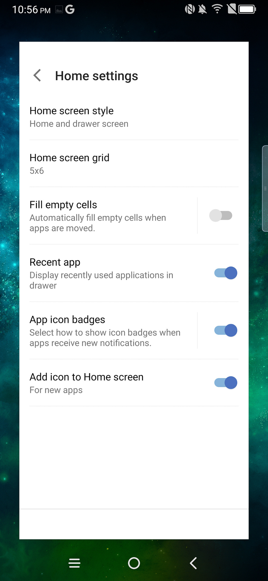 TCL 10 Pro review home screen customisation