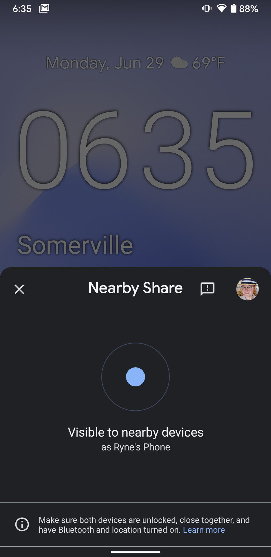 nearby share screenshot 2