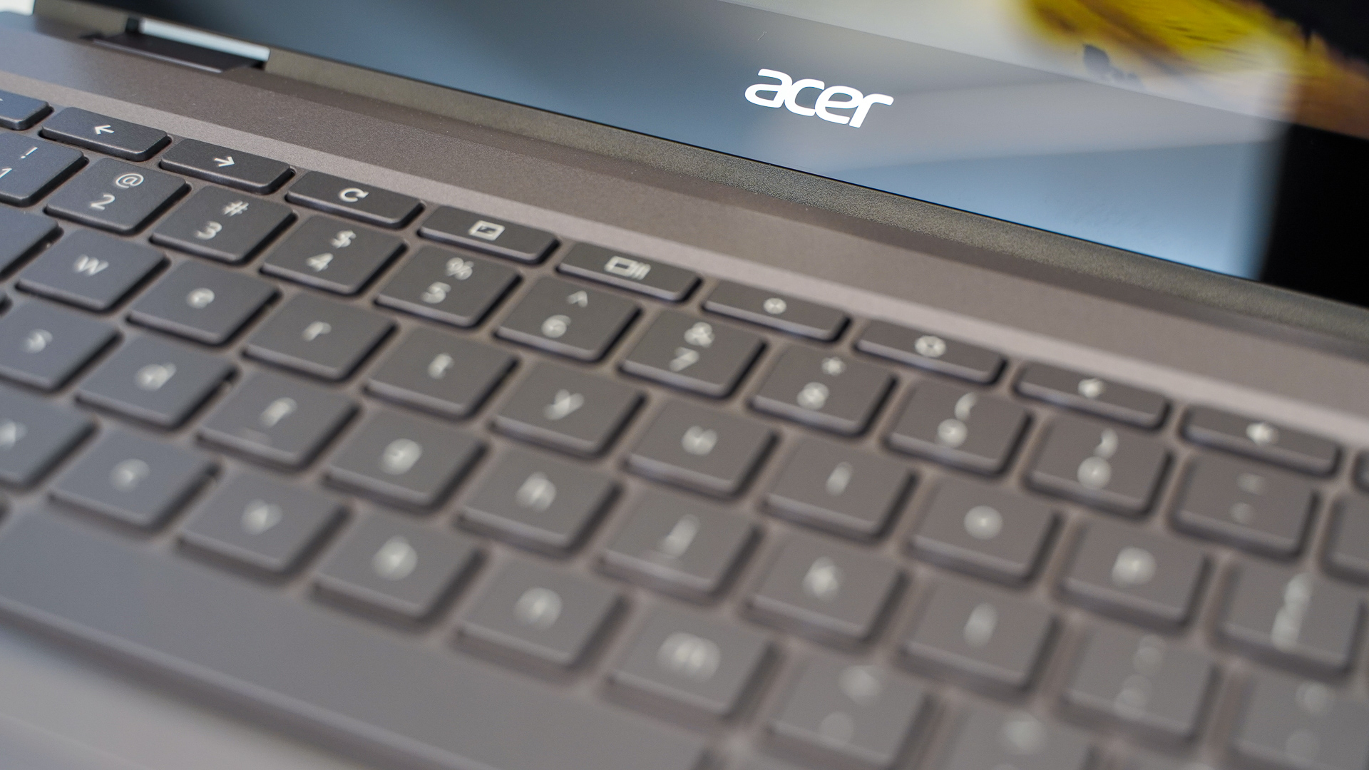 Acer Chromebook Spin 713 keyboard closeup