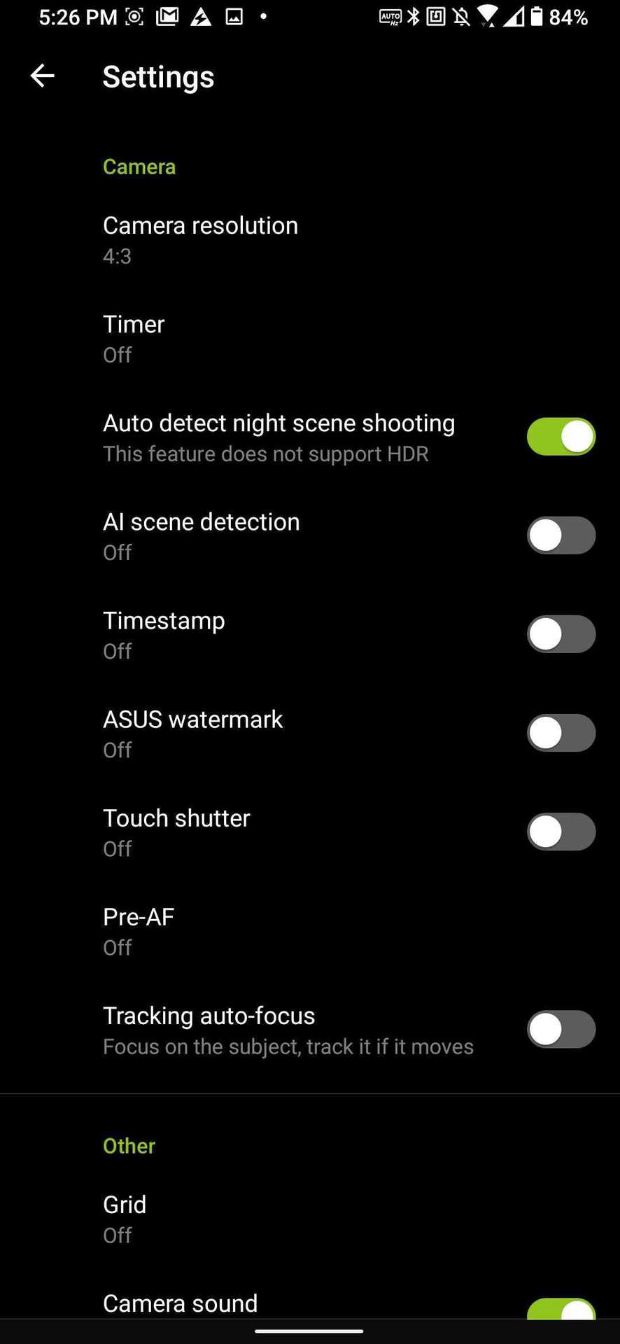 Asus ROG Phone 3 camera app 2