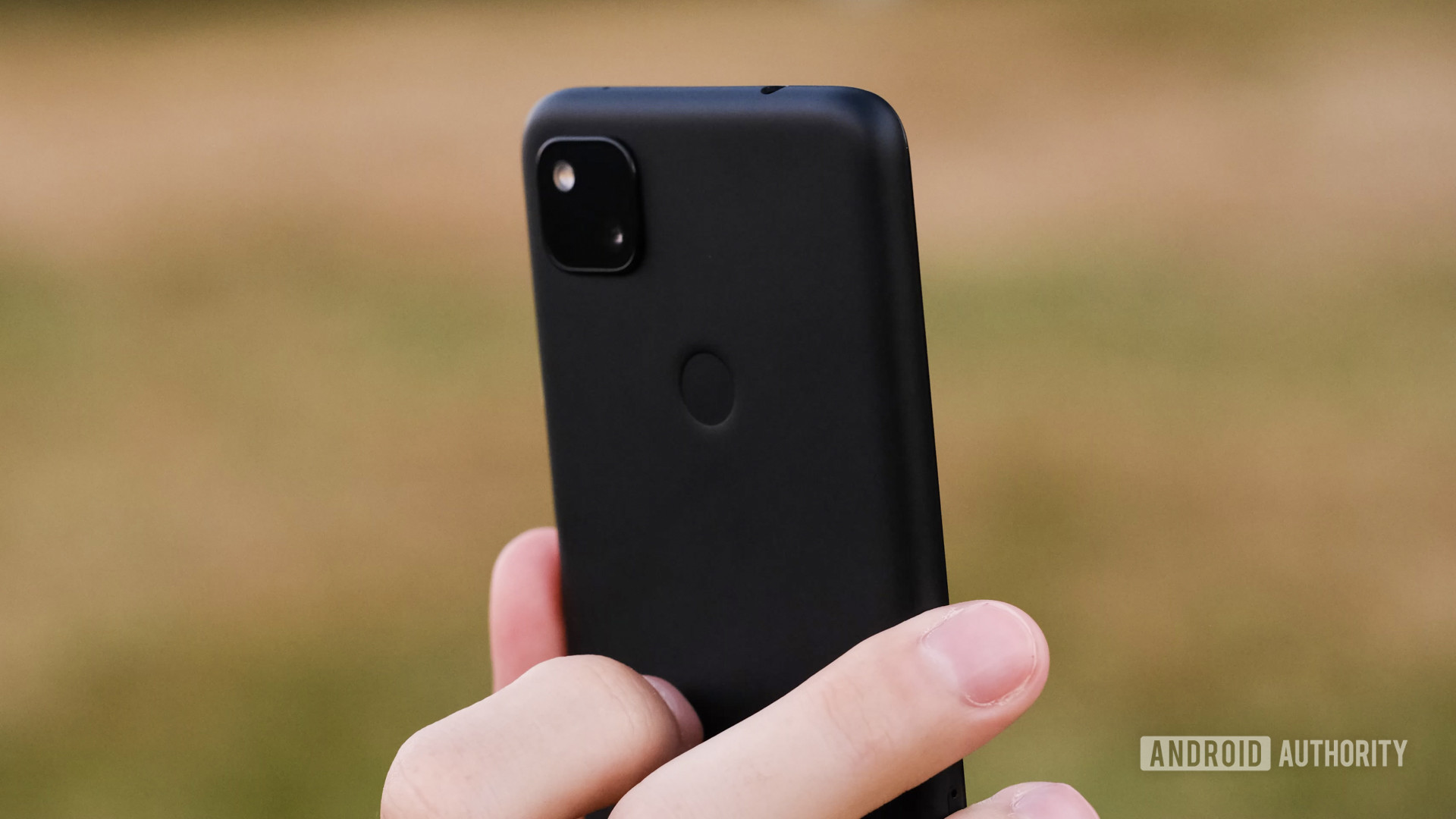 Google Pixel 4a camera and fingerprint reader