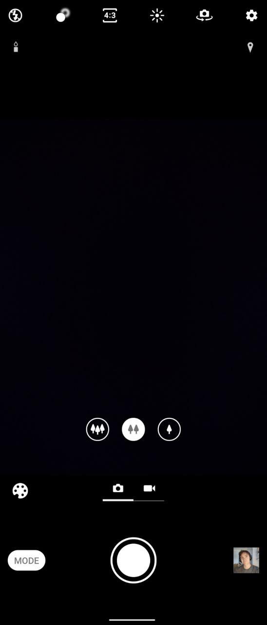 Sony Xperia 1 II camera app screenshot 1